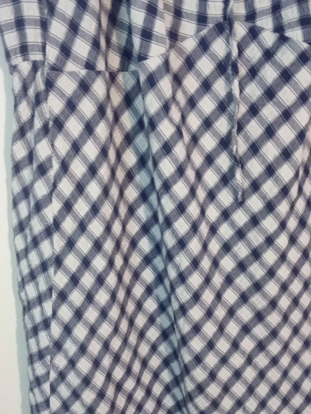 Universal Thread Blue and White Gingham Maxi Dress XXL 2X NWT $40